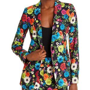 NWT ALICE + OLIVIA Macey Floral Print Blazer size 8